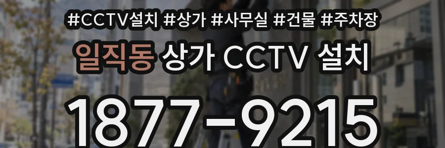 일직동 상가 CCTV 설치