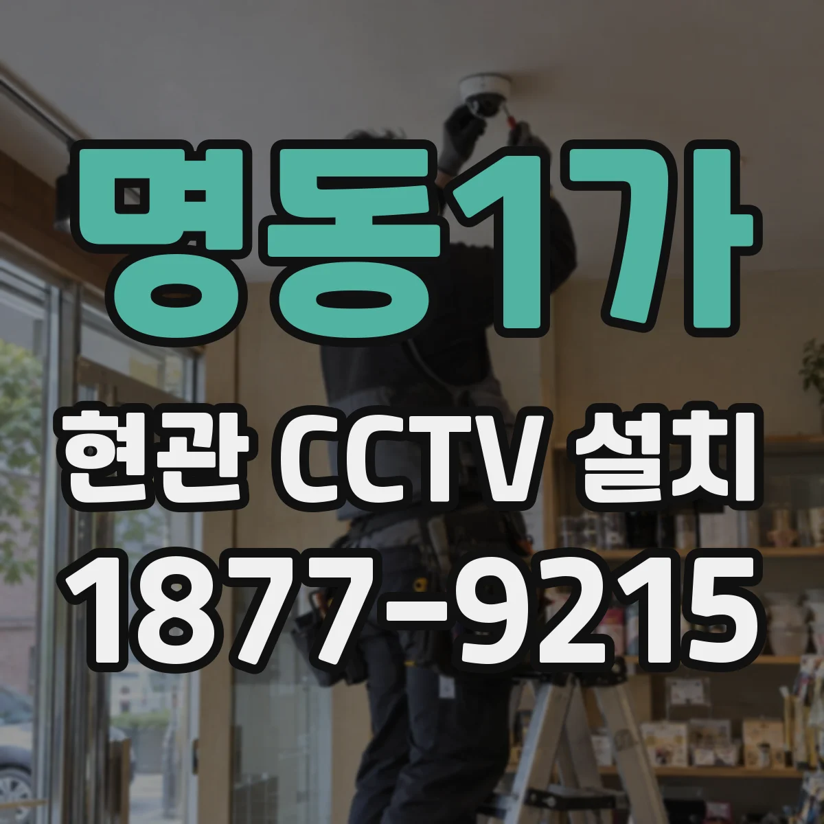 명동1가 현관 CCTV 설치