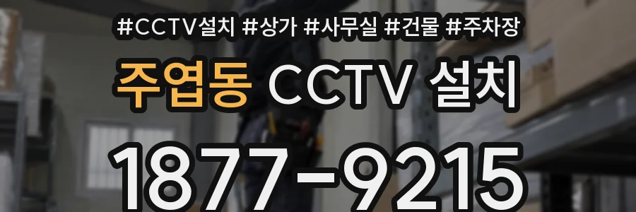 주엽동 CCTV 설치