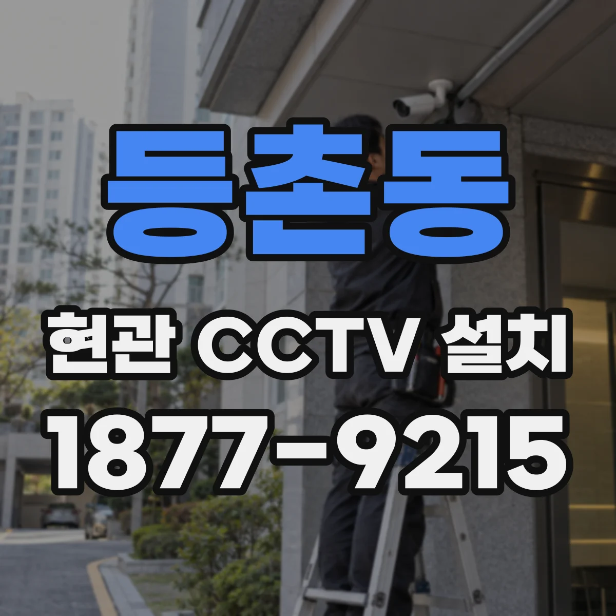 등촌동 현관 CCTV 설치