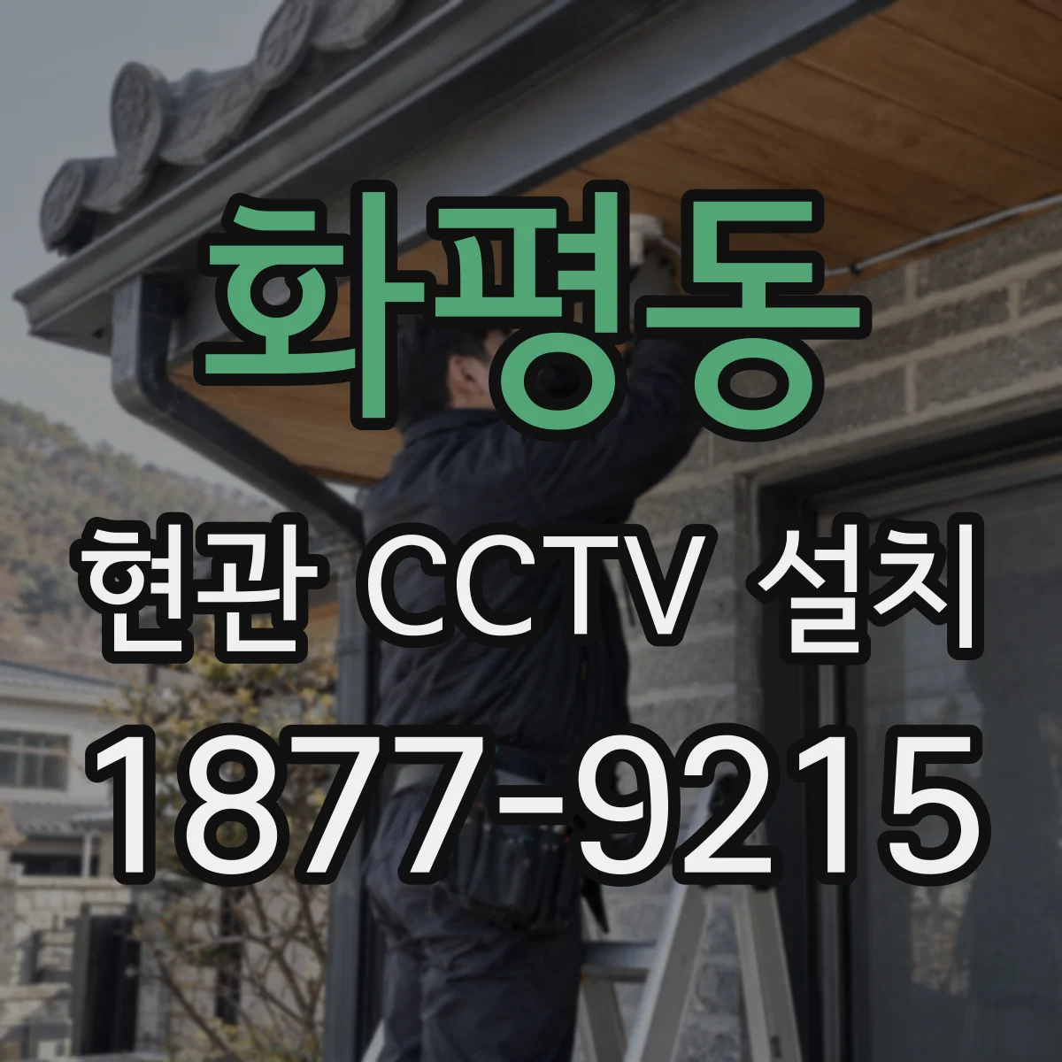화평동 현관 CCTV 설치