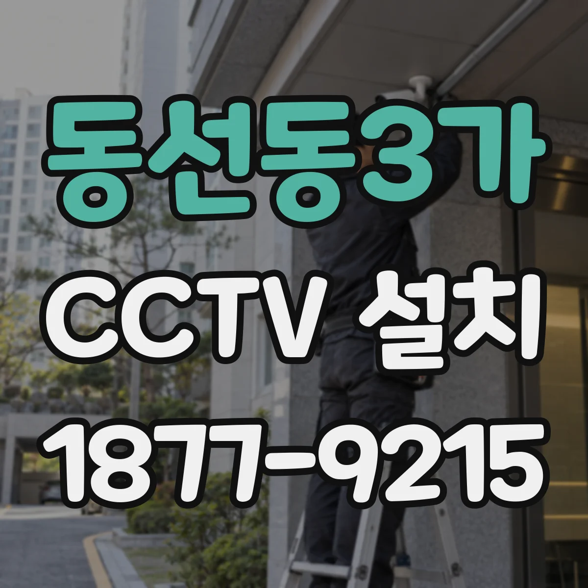 동선동3가 CCTV 설치
