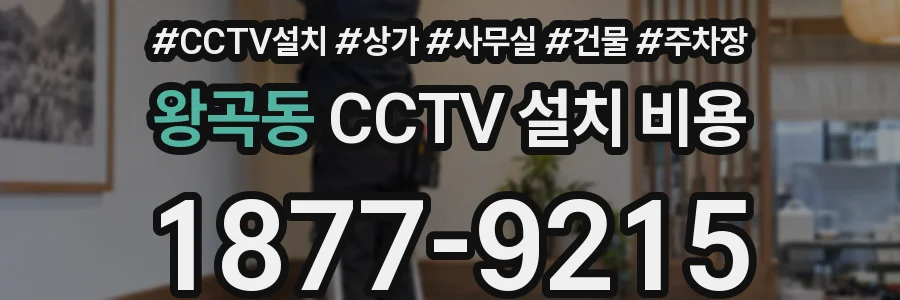 왕곡동 CCTV 설치 비용