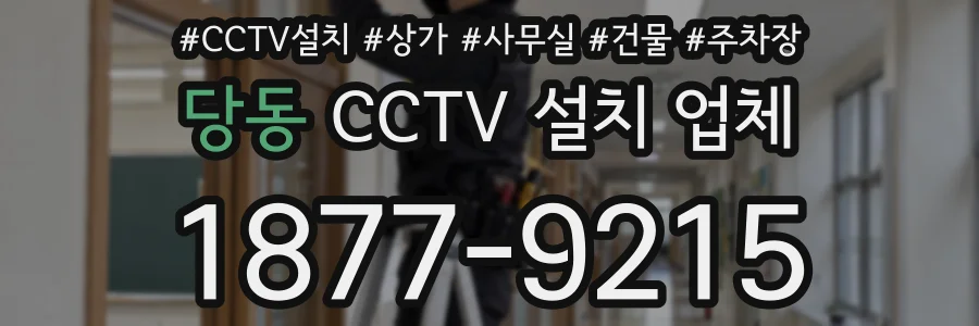 당동 CCTV 설치 업체