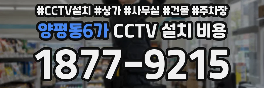 양평동6가 CCTV 설치 비용