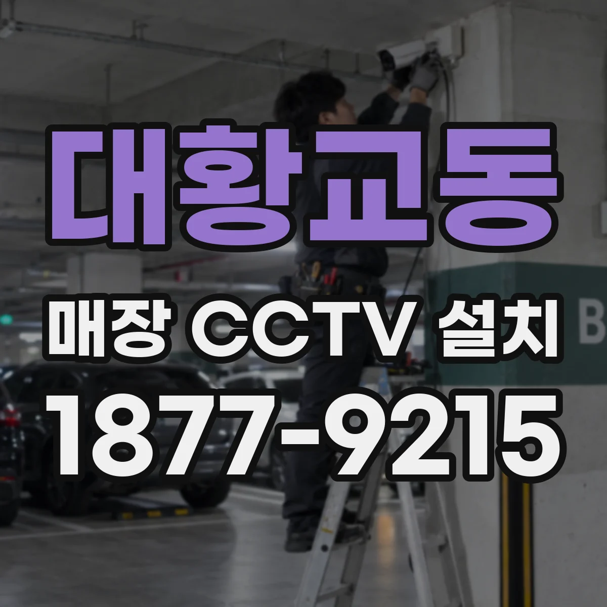 대황교동 매장 CCTV 설치