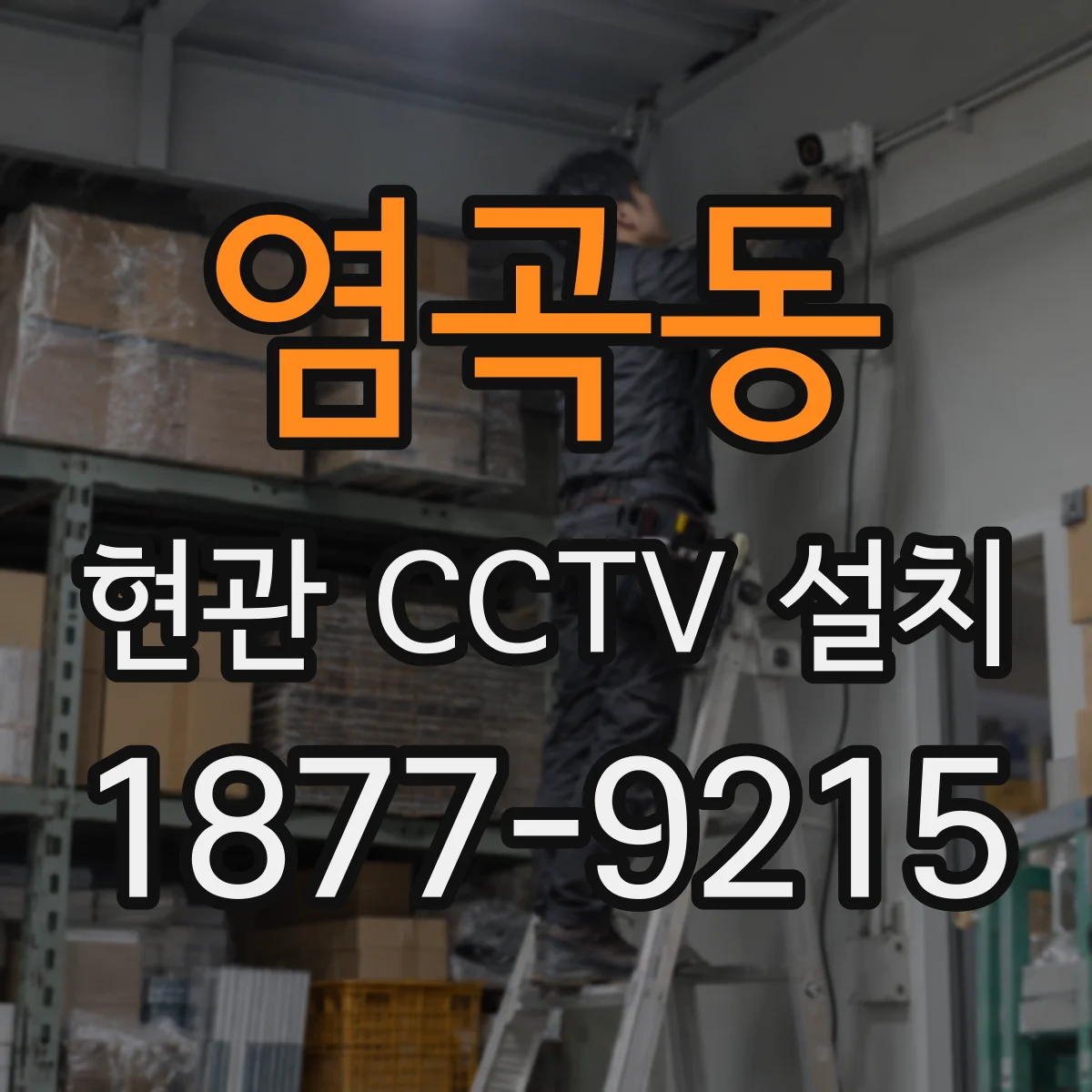 염곡동 현관 CCTV 설치