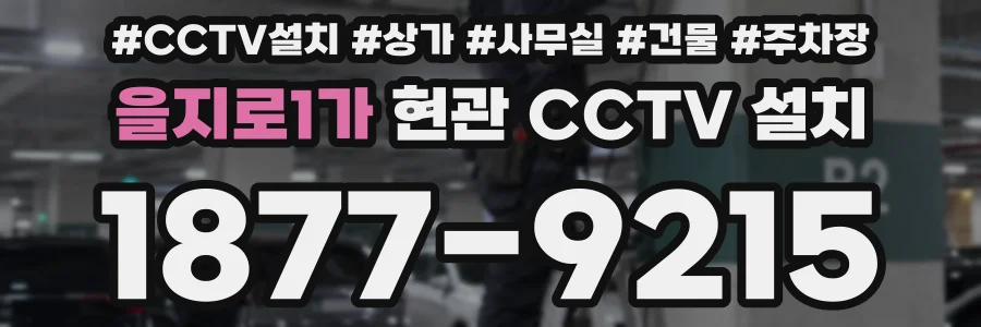 을지로1가 현관 CCTV 설치