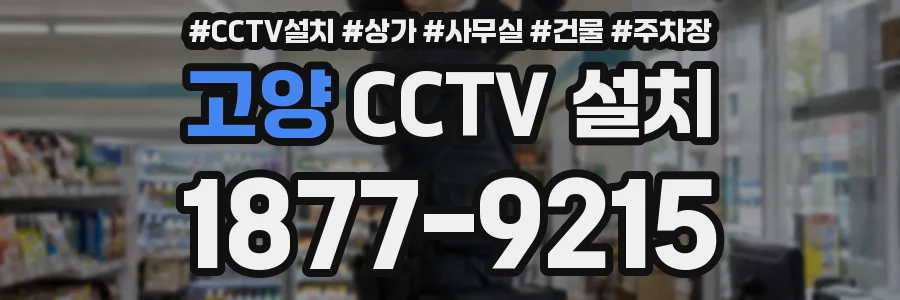 고양 CCTV 설치