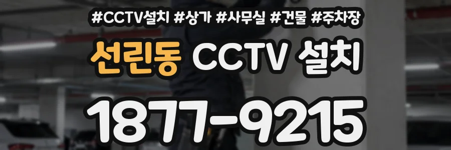 선린동 CCTV 설치