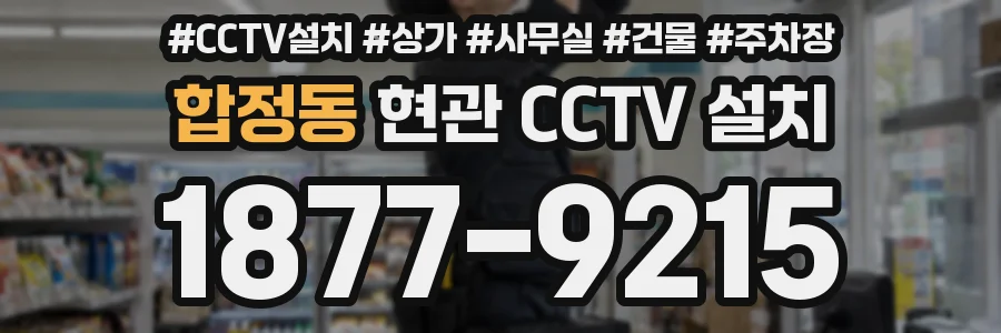 합정동 현관 CCTV 설치