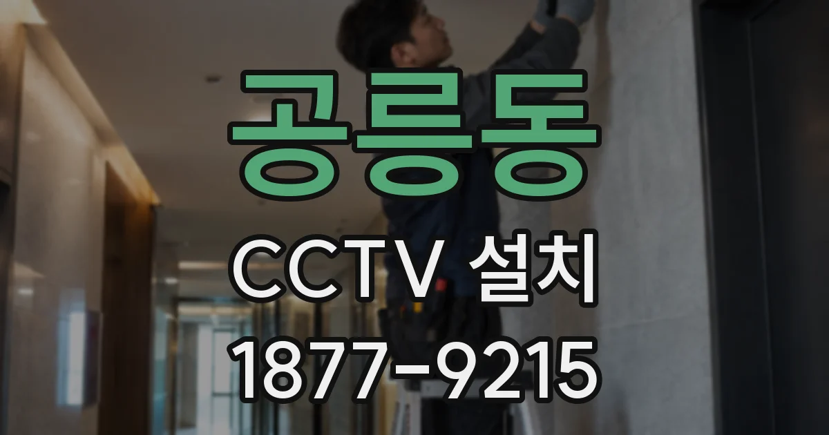 공릉동 CCTV 설치