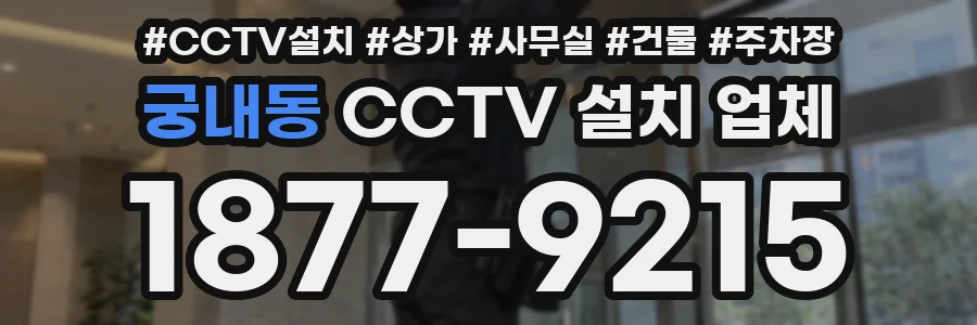 궁내동 CCTV 설치 업체