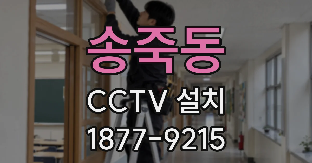 송죽동 CCTV 설치