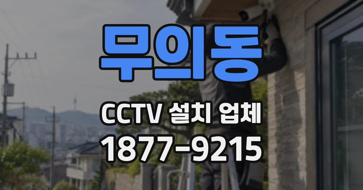 무의동 CCTV 설치 업체