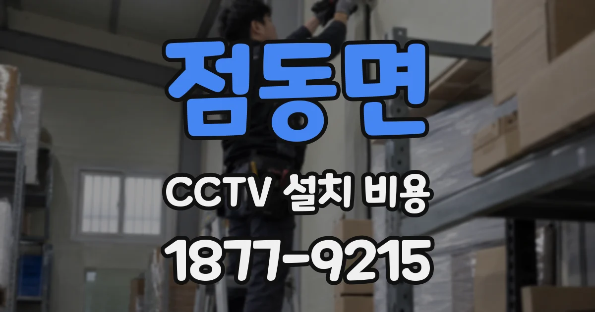 점동면 CCTV 설치 비용