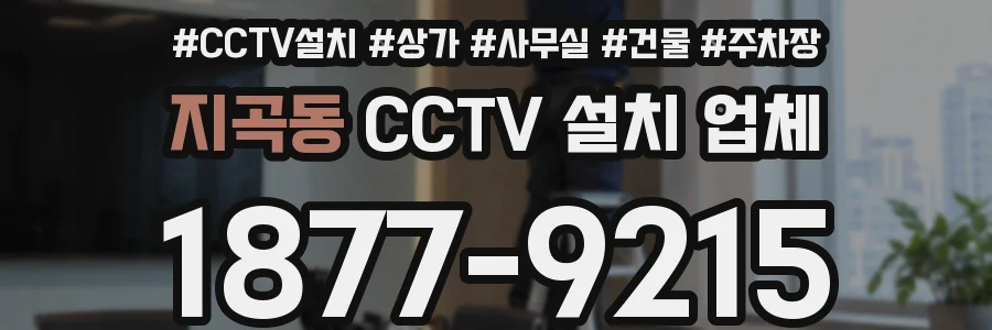 지곡동 CCTV 설치 업체