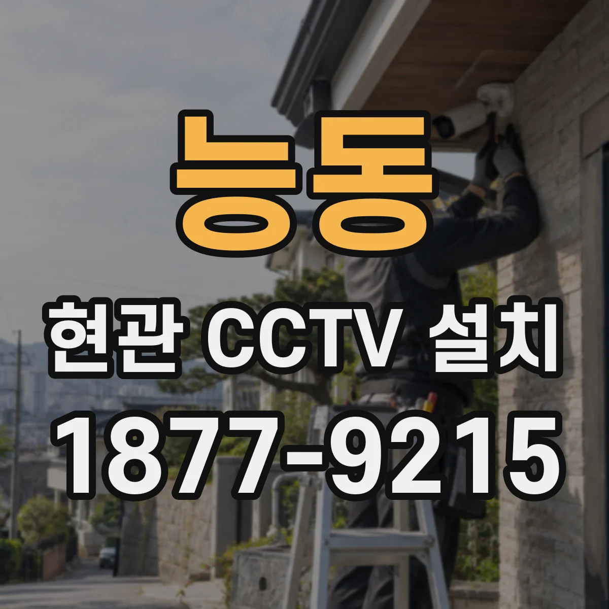 능동 현관 CCTV 설치