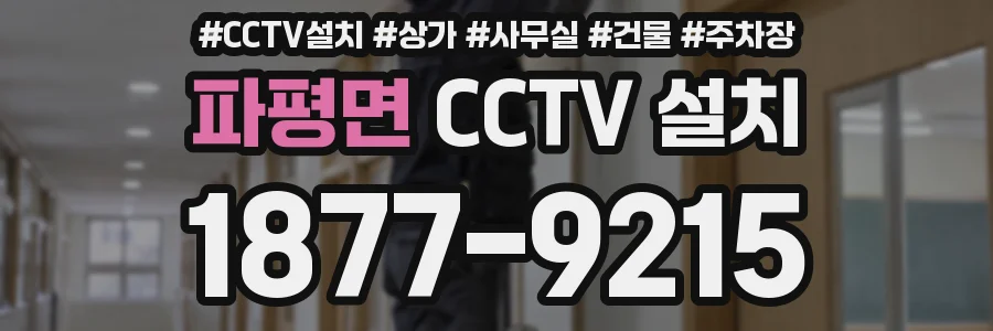 파평면 CCTV 설치