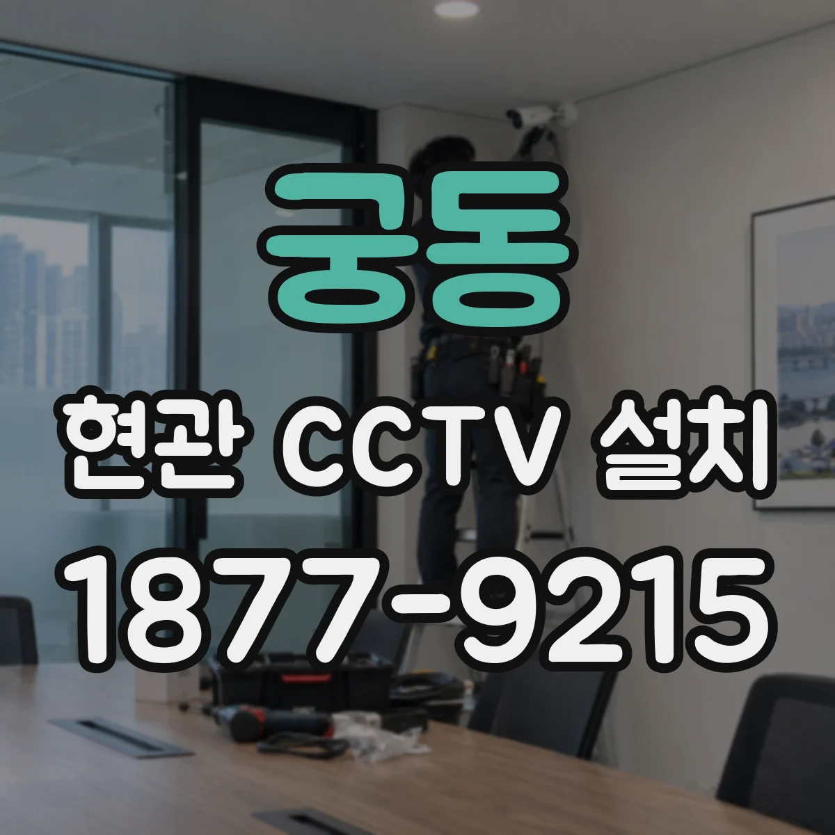 궁동 현관 CCTV 설치