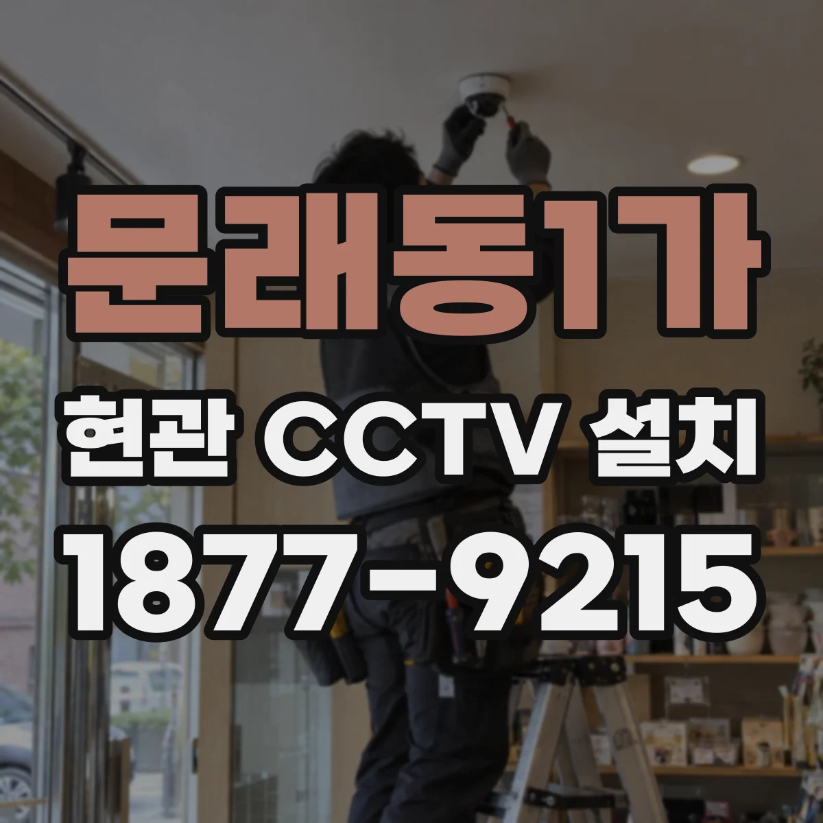 문래동1가 현관 CCTV 설치
