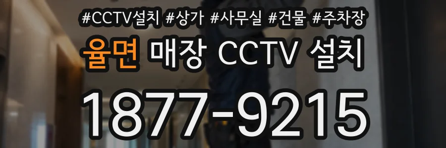 율면 매장 CCTV 설치