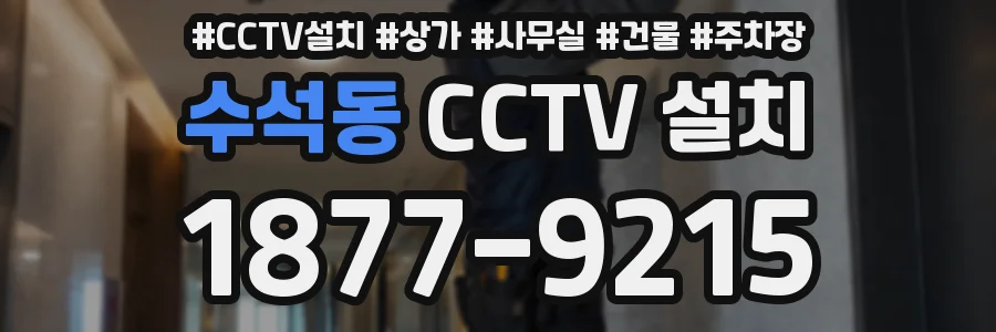 수석동 CCTV 설치