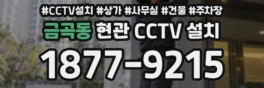 금곡동 현관 CCTV 설치