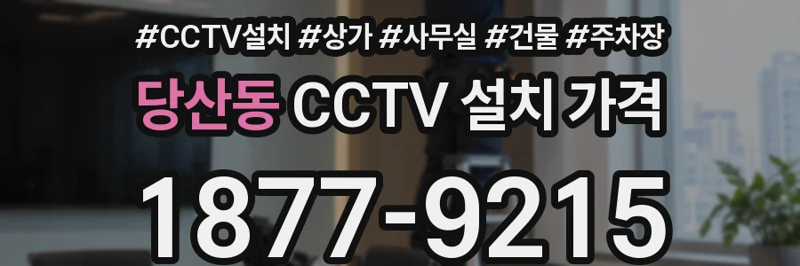 당산동 CCTV 설치 가격
