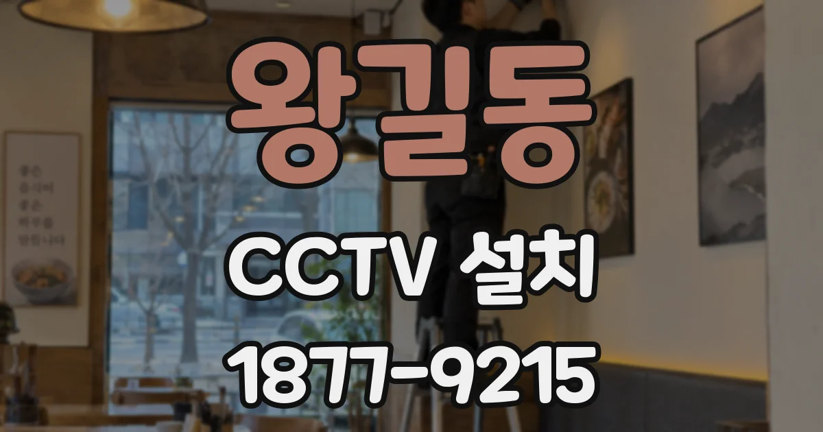 왕길동 CCTV 설치
