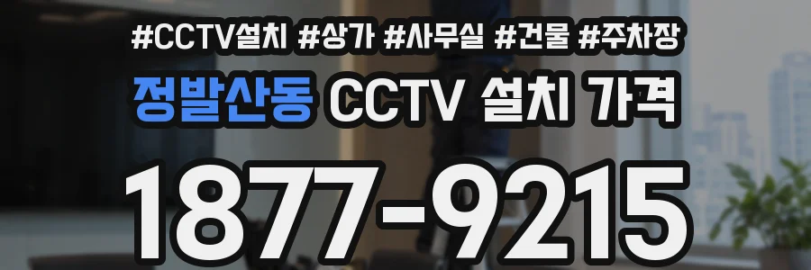 정발산동 CCTV 설치 가격