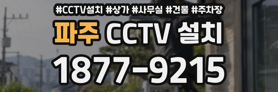 파주 CCTV 설치