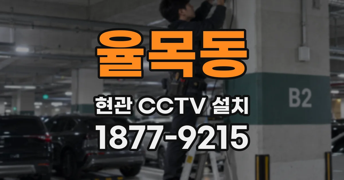 율목동 현관 CCTV 설치
