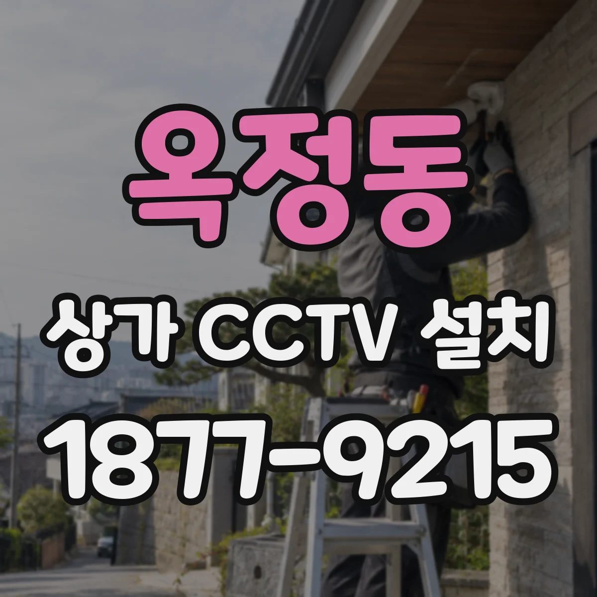 옥정동 상가 CCTV 설치