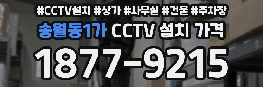 송월동1가 CCTV 설치 가격