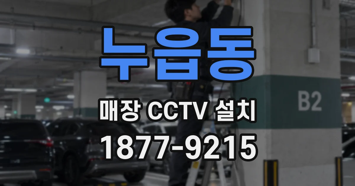 누읍동 매장 CCTV 설치