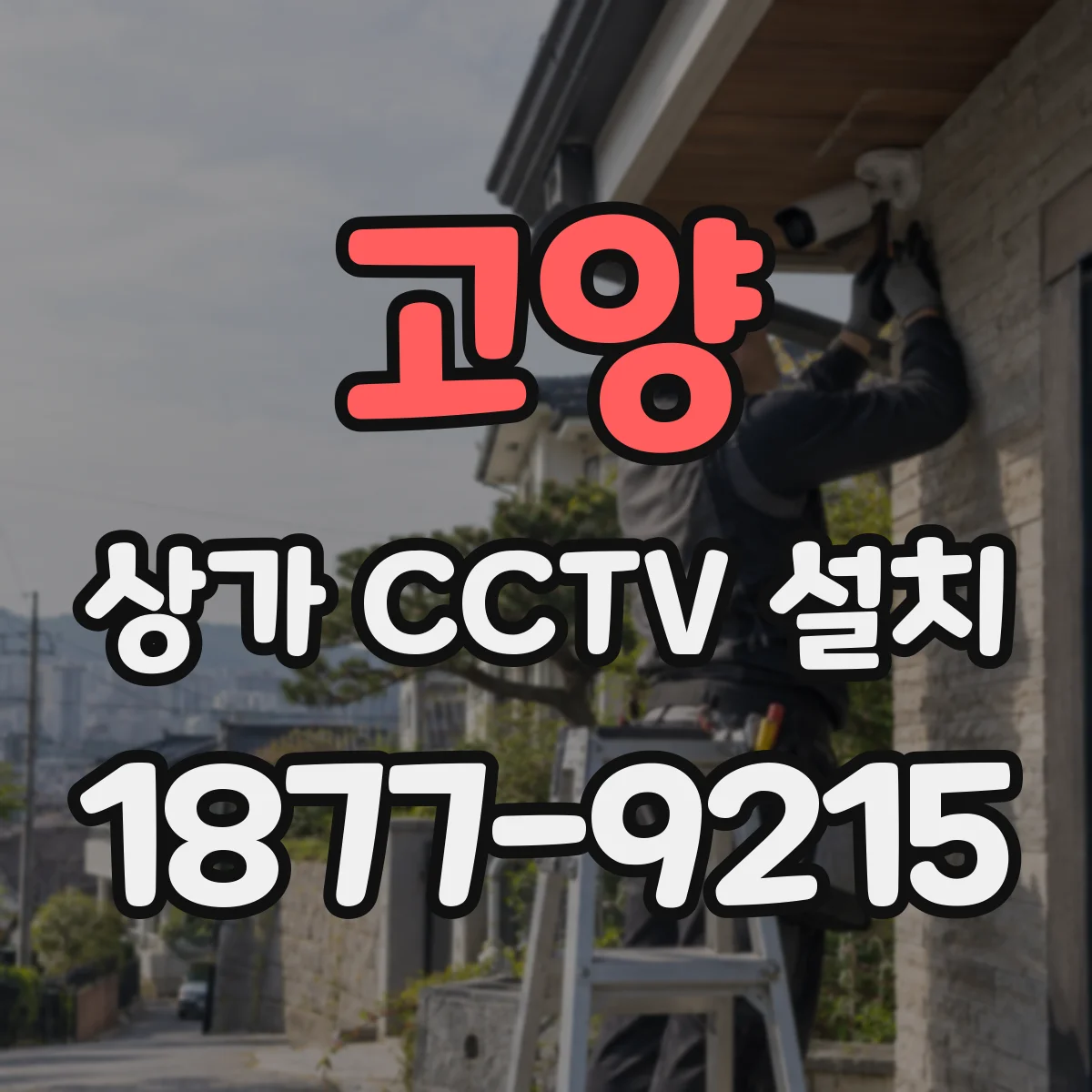 고양 상가 CCTV 설치