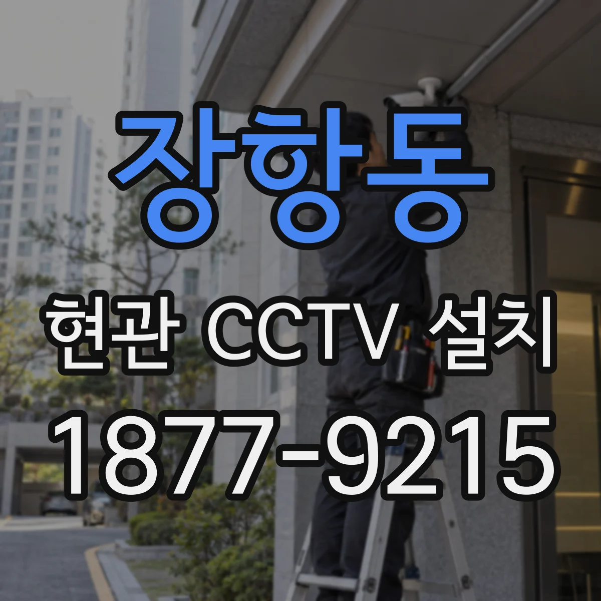 장항동 현관 CCTV 설치