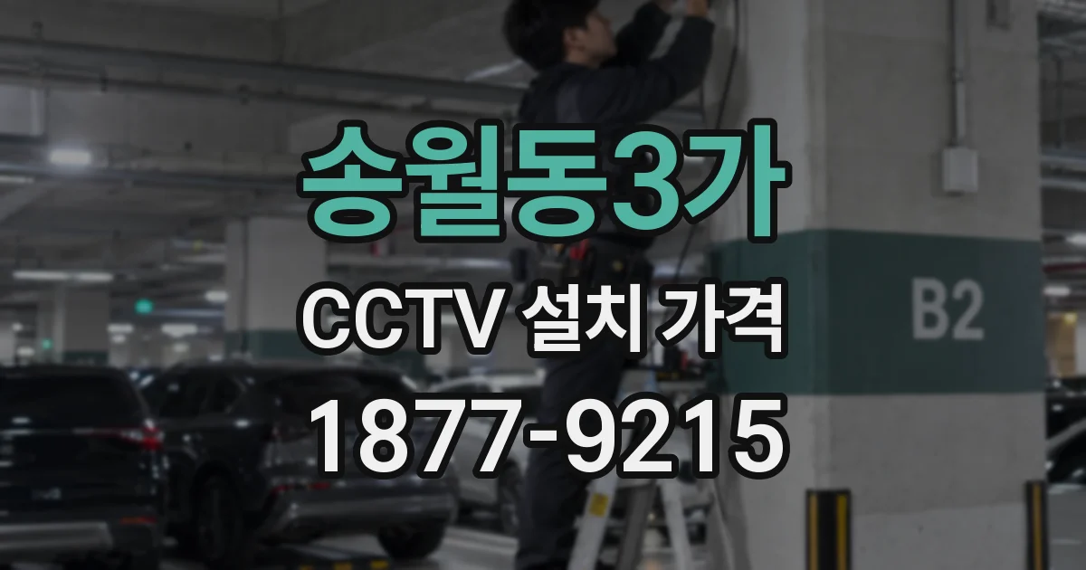 송월동3가 CCTV 설치 가격
