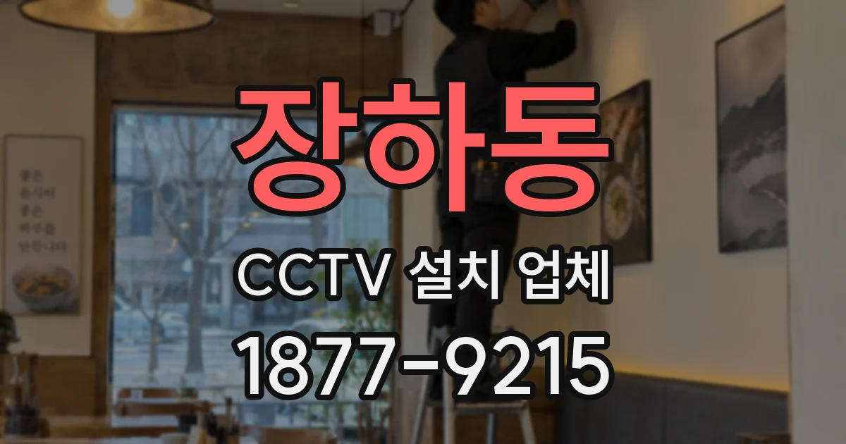 장하동 CCTV 설치 업체