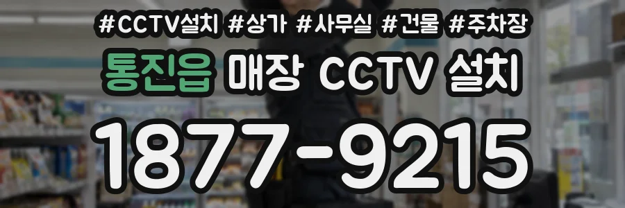 통진읍 매장 CCTV 설치