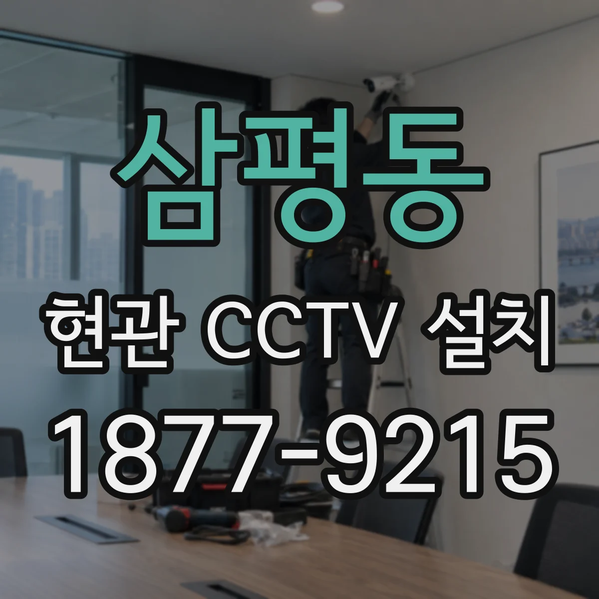 삼평동 현관 CCTV 설치