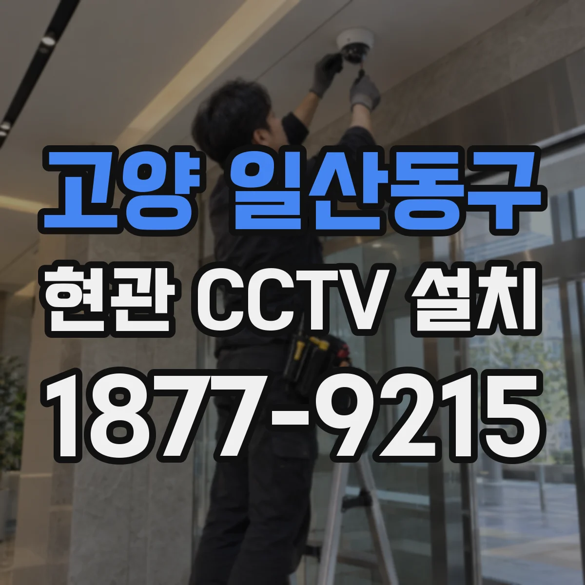고양 일산동구 현관 CCTV 설치