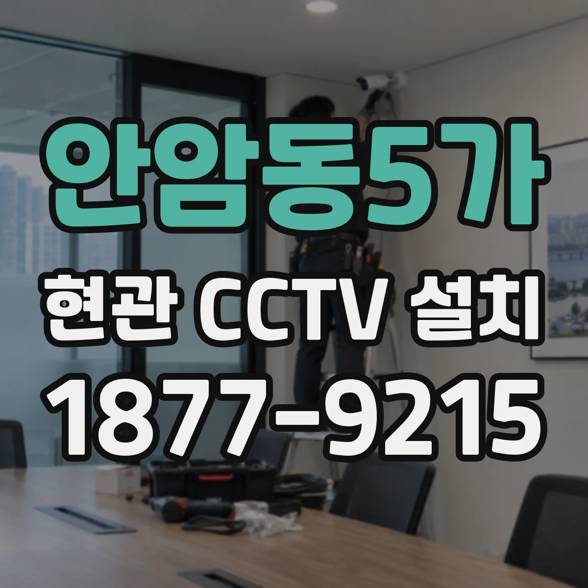 안암동5가 현관 CCTV 설치