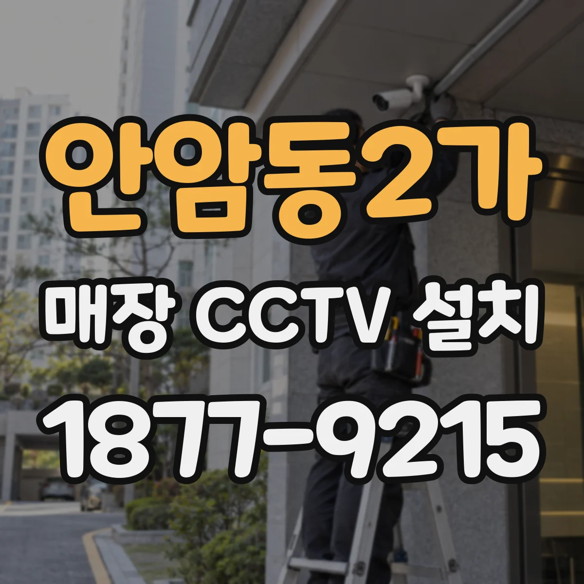 안암동2가 매장 CCTV 설치