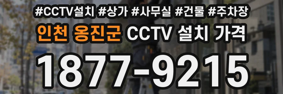인천 옹진군 CCTV 설치 가격