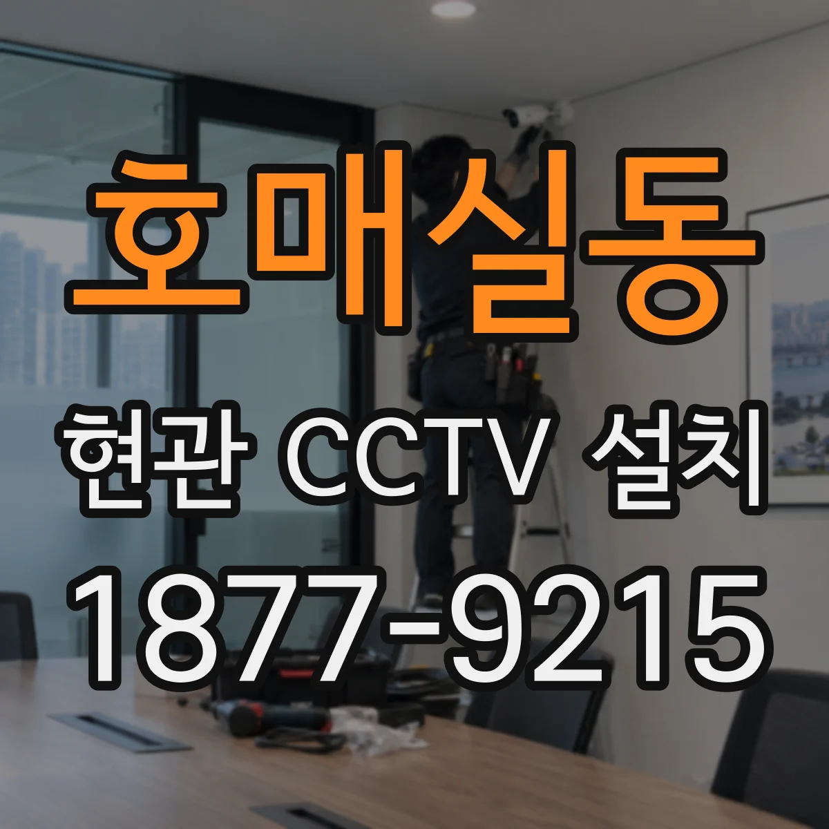호매실동 현관 CCTV 설치