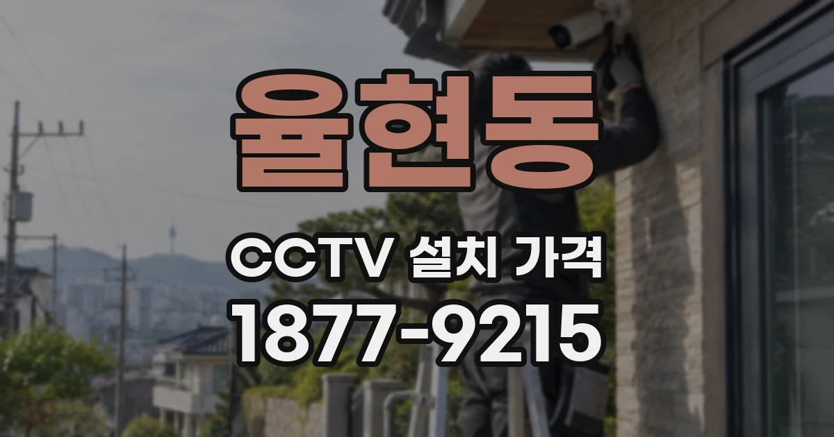 율현동 CCTV 설치 가격