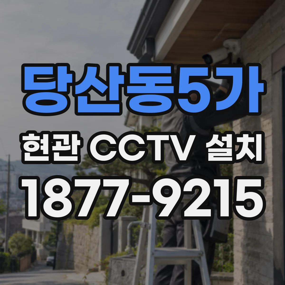당산동5가 현관 CCTV 설치