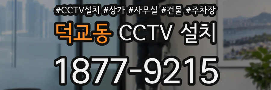 덕교동 CCTV 설치